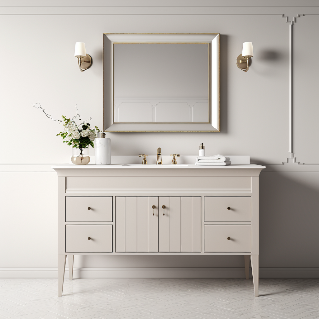 Classic Vanity counter & Storage